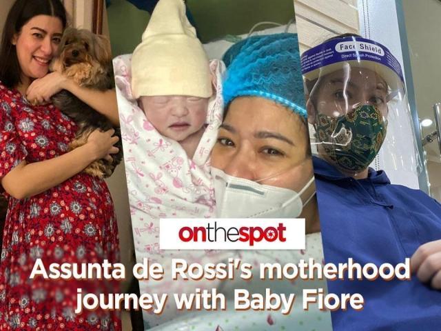 Assunta de Rossi and baby Fiore