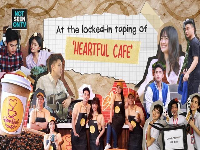 At the locked-in taping of 'Heartful Cafe'