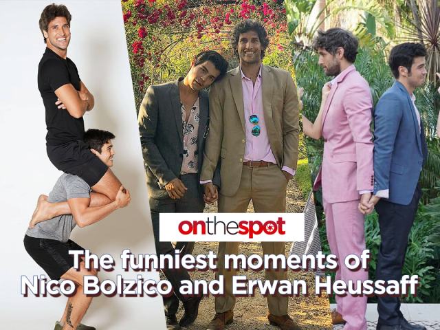 Nico Bolzico and Erwan Heussaff