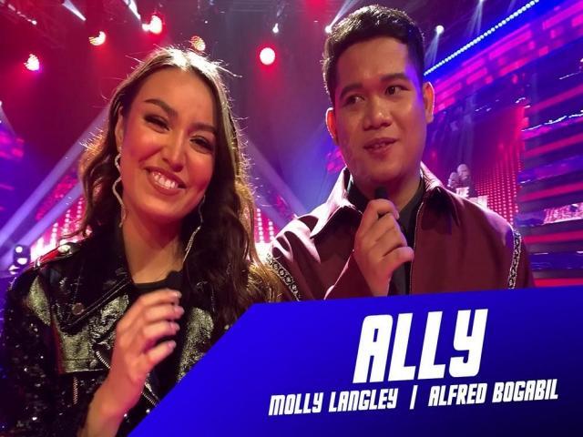 molly langley and alfred bogabil in the clash