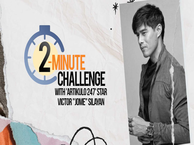 2-minute challenge with Jome Silayan