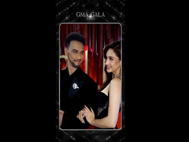 Billy Crawford and Coleen Garcia at the GMA Gala 2024