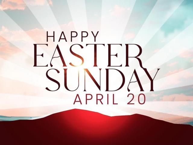 Easter Sunday plug for GMA