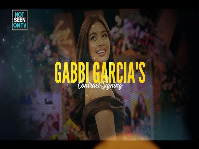 Gabbi Garcia's contract signing with GMA