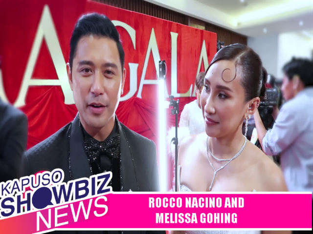 Rocco Nacino and Melissa Gohing
