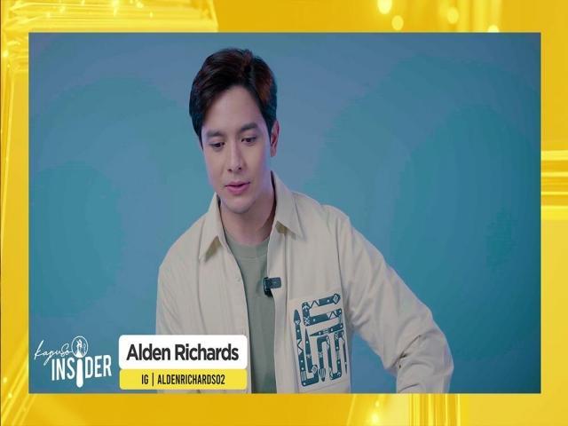 Alden Richards in Kapuso Insider