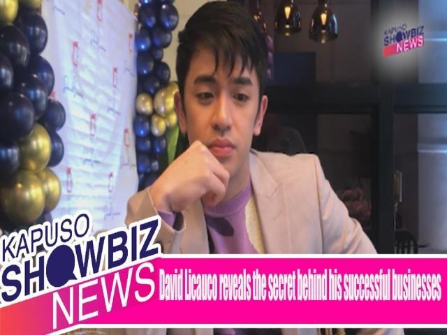 David Licauco reveals the secret behind his successful businesses