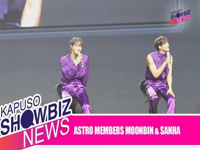 Kapuso Showbiz News with Moonbin  Sanha