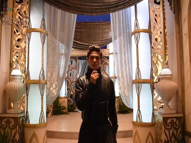 on Lucas on the set of 'Encantadia Chronicles: Sang'gre'