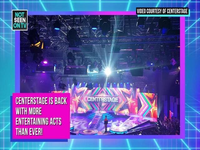 BEHIND SCENES OF CENTERSTAGE VIRTUAL SET