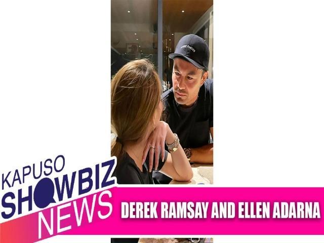 Derek Ramsay and Ellen Adarna get cozy at an intimate party