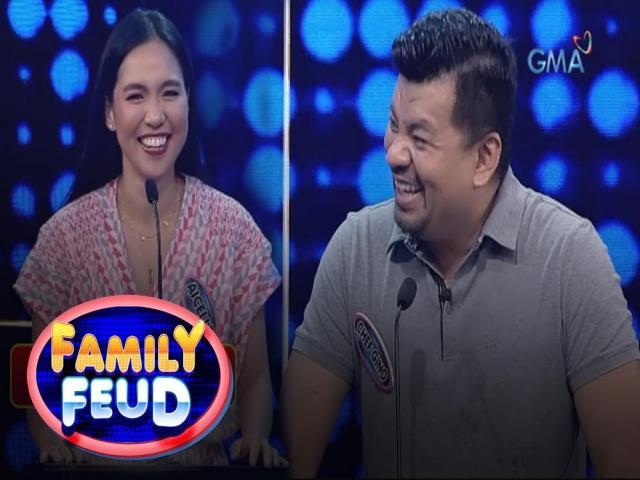 Family Feud Aicelle Santos and Chef Gino 