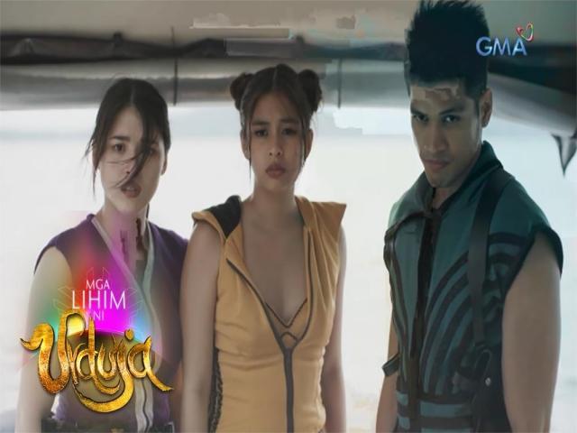 Kylie Padilla, Gabbi Garcia, and Vin Abrenica in 'Mga Lihim ni Urduja'