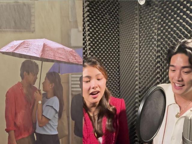 Kate Valdez, Michael Sager (split screen frame)