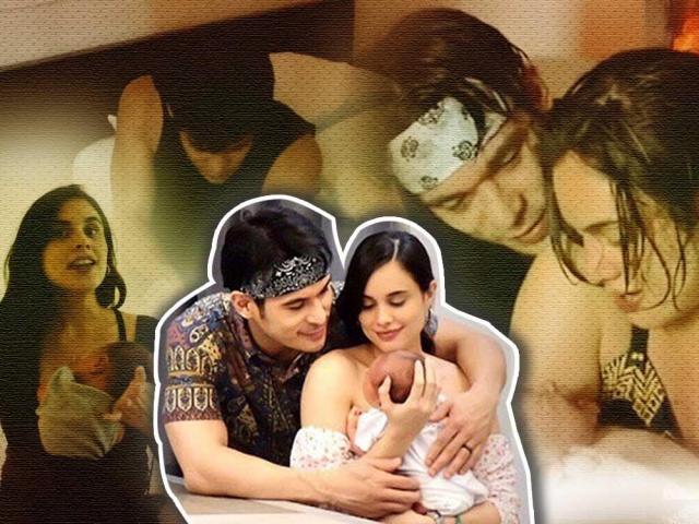 Max Collins giving birth vlog