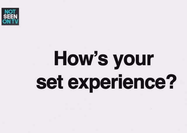 How was your set experience t card