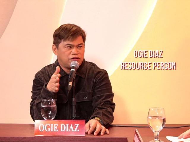 Ogie Diaz  on  Your Honor 