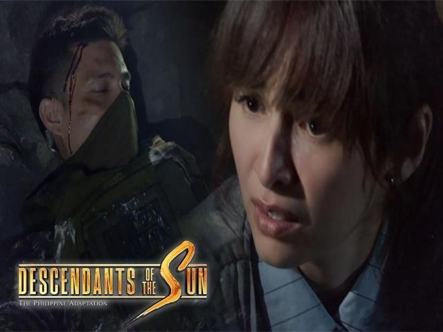 Dingdong Dantes and Jennylyn Mercado in Descendants of the Sun