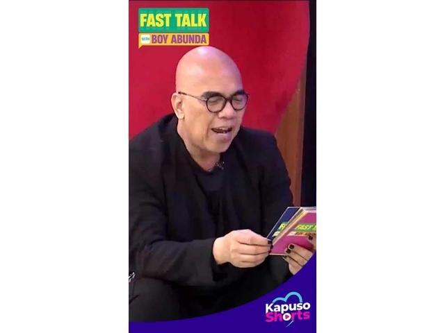 Fast Talk With Boy Abunda