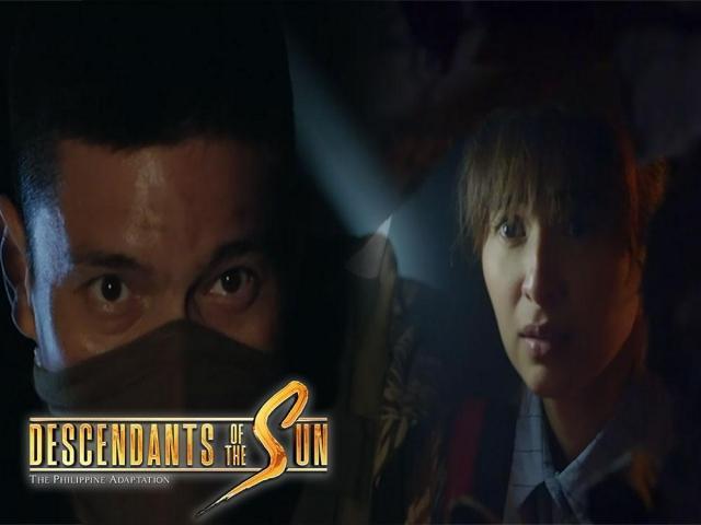 Dingdong Dantes and Jennylyn Mercado in Descendants of the Sun  