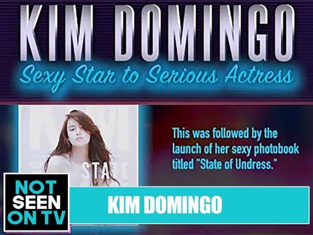 Not Seen on TV feature of Kim Domingo 
