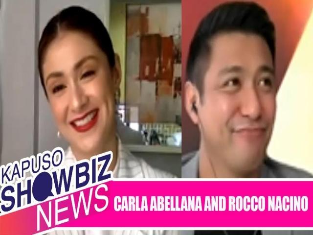 Kapuso Showbiz News feature with Rocco Nacino and Carla Abellana
