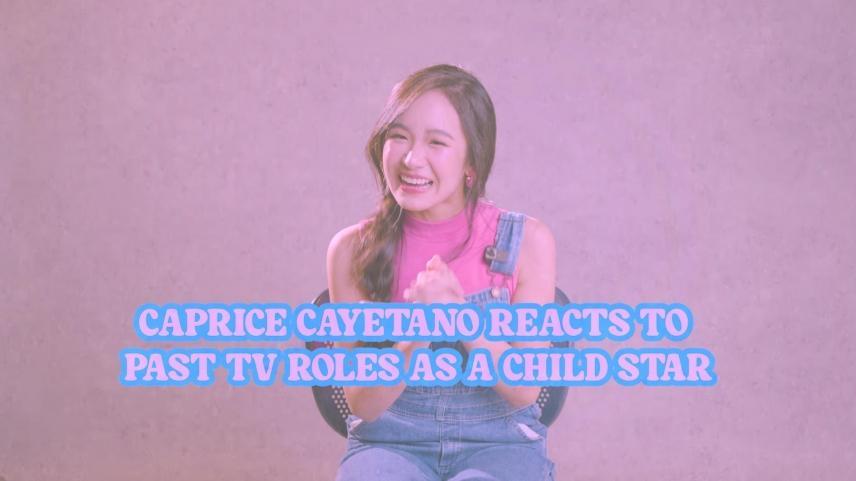 Caprice Cayetano reacts to her past TV roles as a child star