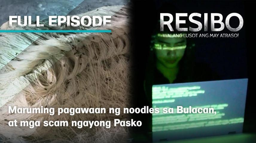 Maruming pagawaan ng noodles sa Bulacan, at mga scam ngayong Pasko