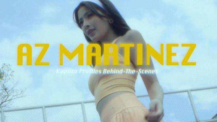AZ Martinez's behind the scenes for Kapuso Profiles