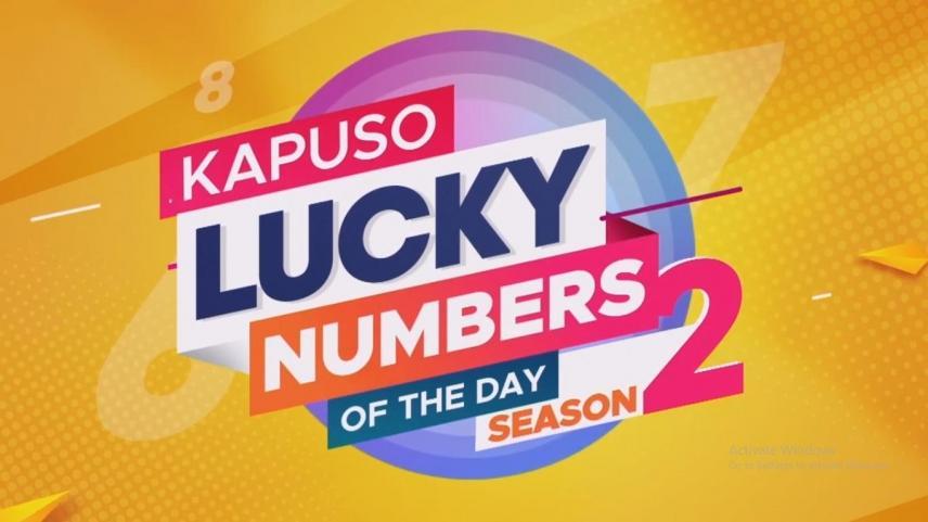 Kapuso Lucky Numbers of the Day