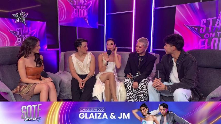 Coach Angel and Glaiza and JM