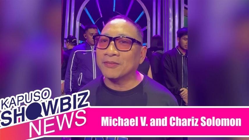 Michael V and Chariz Solomon on Kapuso Showbiz News