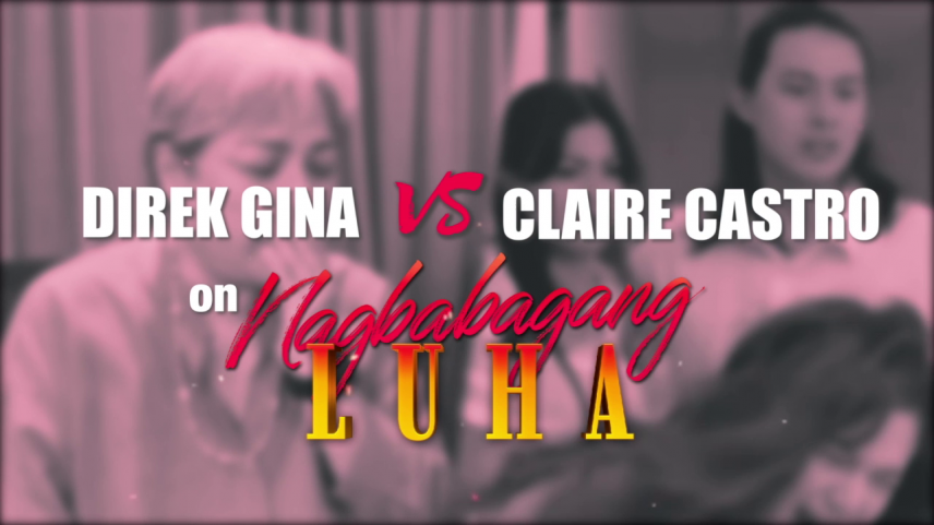 Claire castro and gina alajar in nagbabagang luha