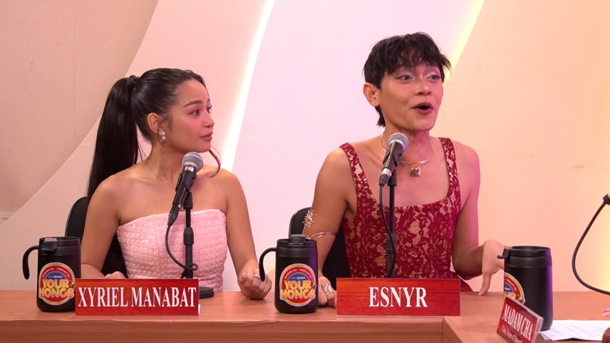 Xyriel Manabat and Esnyr  on Your Honor