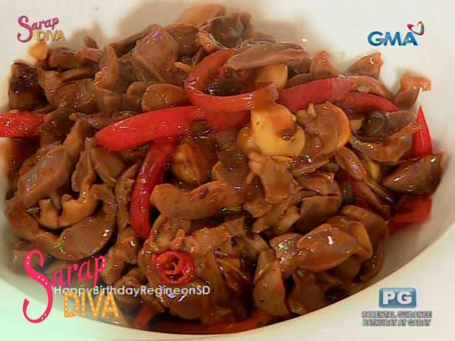 Sarap Diva Spicy Chicken Gizzard By Mark Bautista Gma Entertainment 2145