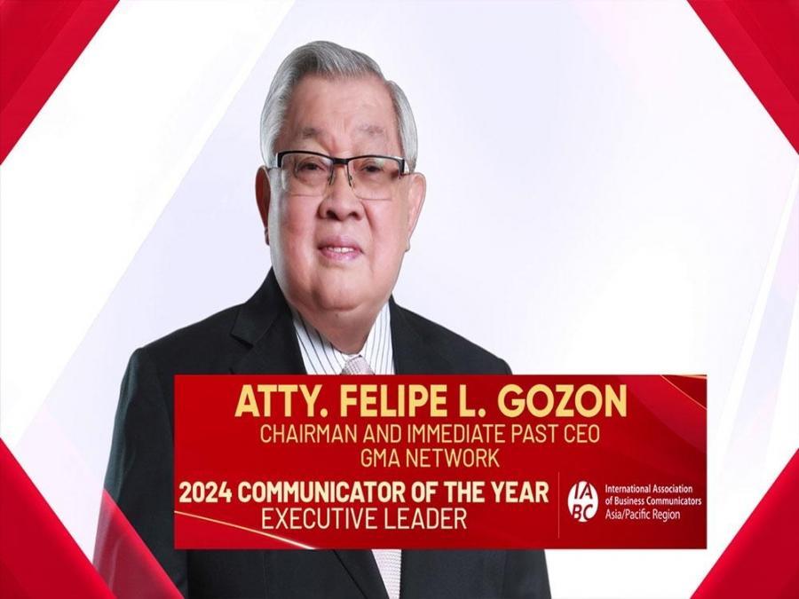 Atty. Felipe L. Gozon, kinilala bilang 2024 Communicator of the Year ...