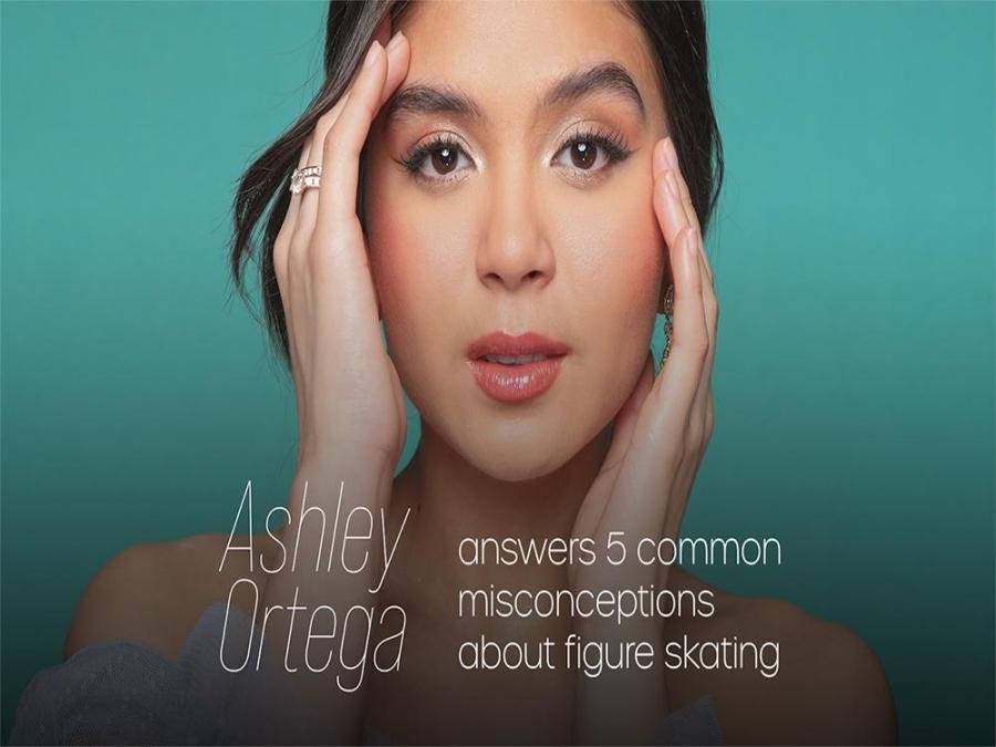 Ashley Ortega answers 5 common misconceptions about figure skating