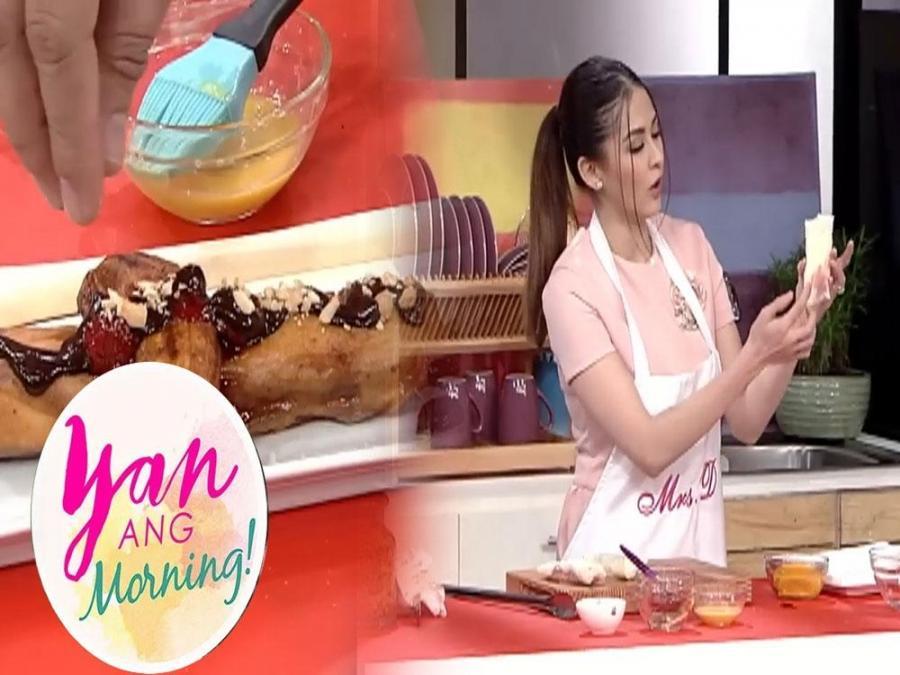 How To Make Banana Strawberry Turon With Tsokolate Yan Ang Morning