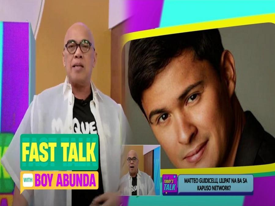 Fast Talk With Boy Abunda: Matteo Guidicelli, Lilipat Na Raw Sa GMA ...