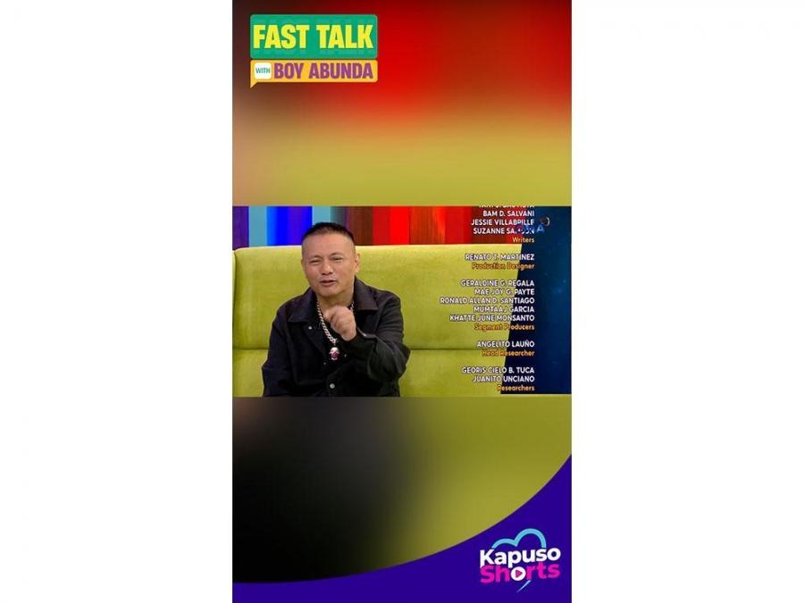 Fast Talk with Boy Abunda
