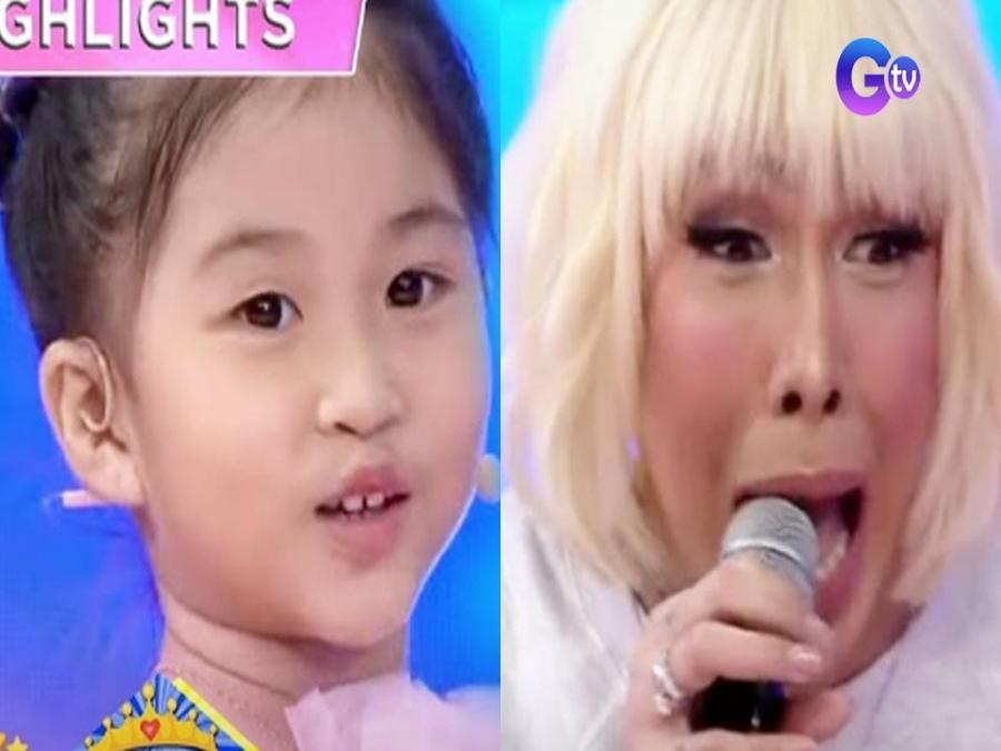 It's Showtime: Vice Ganda is surprised by what 'Mini Miss U' Elizabella  said | GMA Entertainment