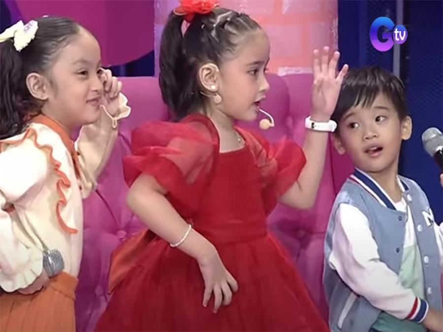 It's Showtime: Mini Miss U Janina teaches Argus and Kulot the robot ...