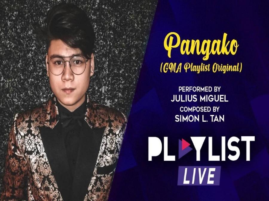 Playlist Live: Pangako Julius Miguel (GMA Playlist Original) | GMA ...