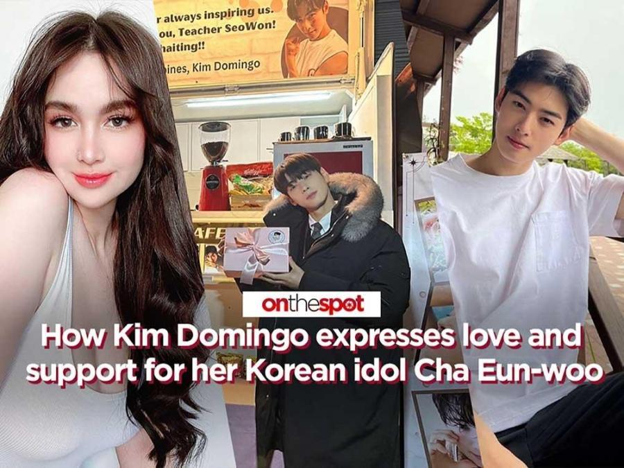 How Kim Domingo expresses love and support for her Korean idol Cha Eun-woo