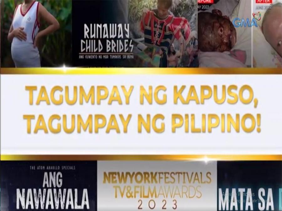 New York Festivals Tv And Film Awards Tatak Kapuso Tatak World Class Gma Entertainment