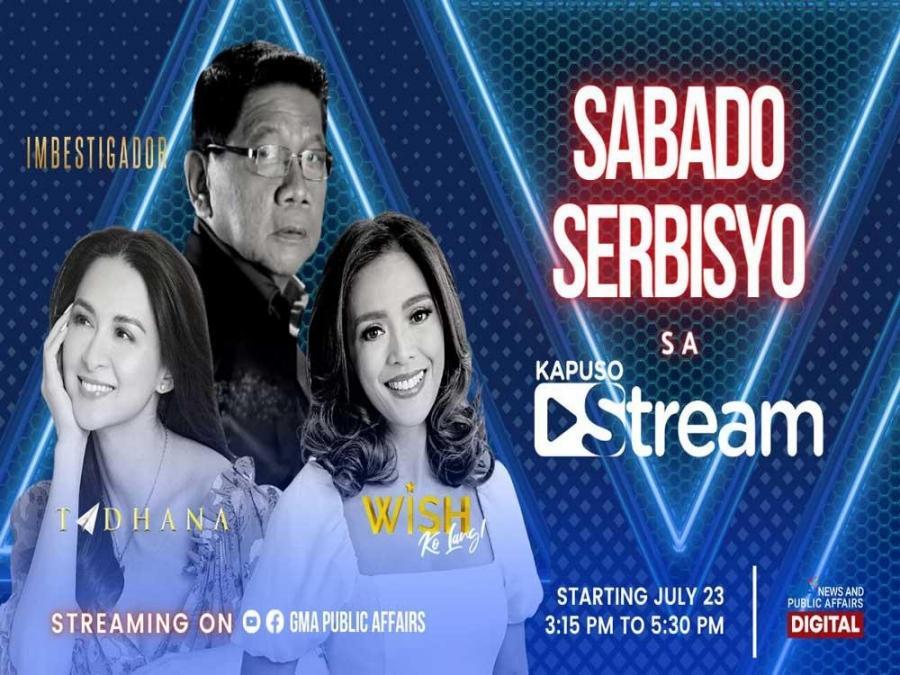 Kapuso Stream TADHANA WISH KO LANG IMBESTIGADOR LIVESTREAM