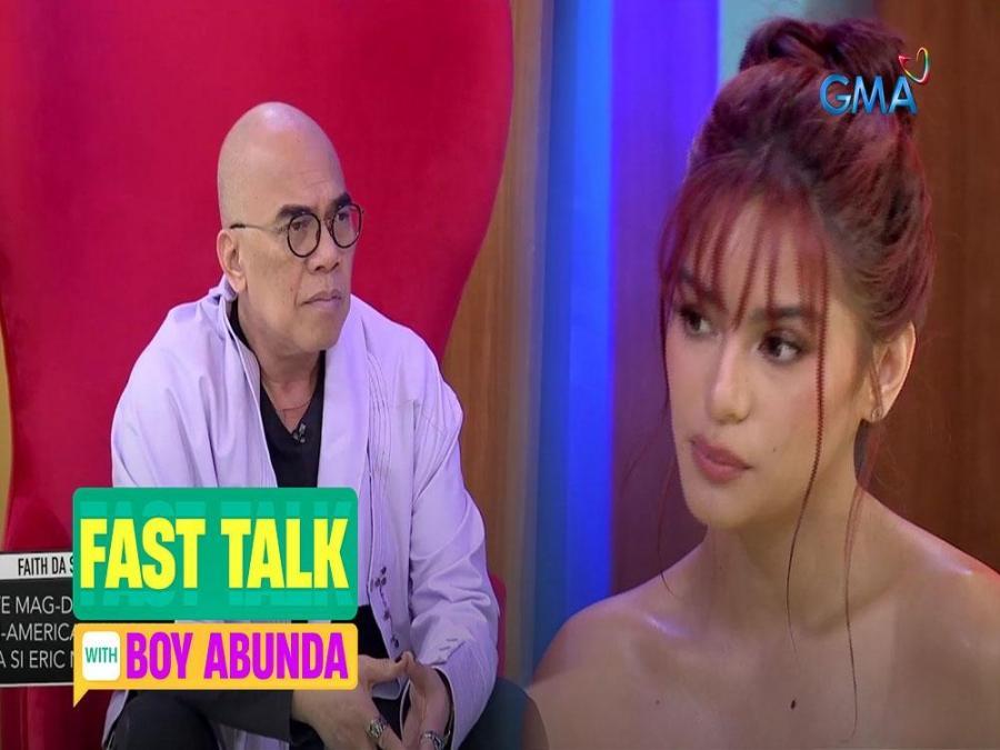 Fast Talk With Babe Abunda Faith Da Silva Nag DINNER Kasama Si Eric