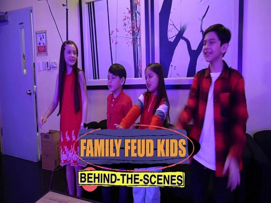 Family Feud Kids Edition behind the scenes Online Exclusive GMA
