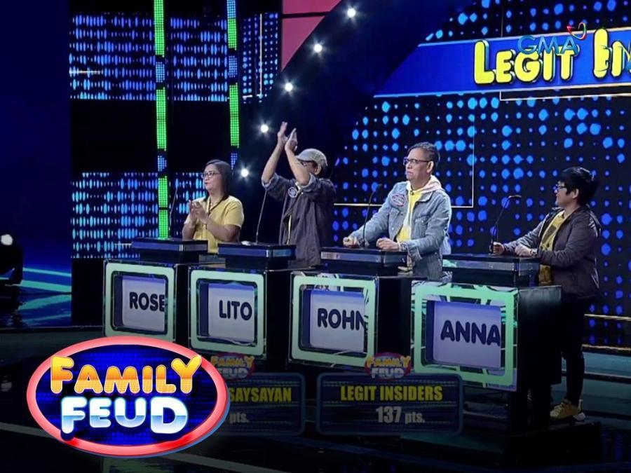 Family Feud Philippines: Pamamayagpag Ng Legit Insiders, Hindi Na ...