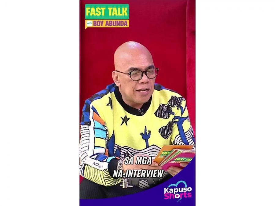Fast Talk with Boy Abunda